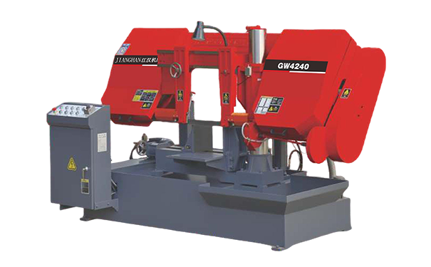 鹤山GW4240双柱卧式带锯床