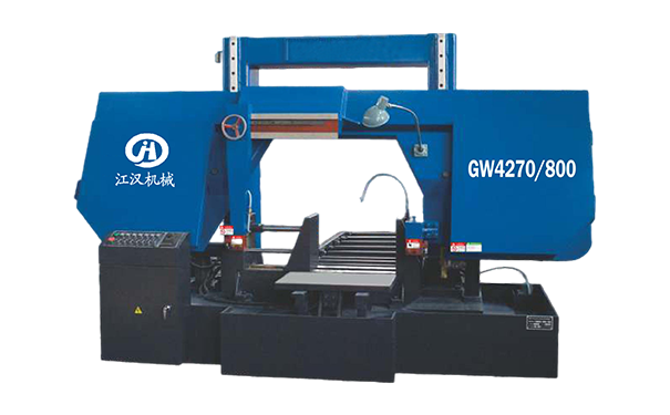 鹤山GW4270/800双柱龙门卧式带锯床